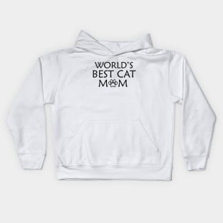 Cat Mom - World's best cat mom Kids Hoodie